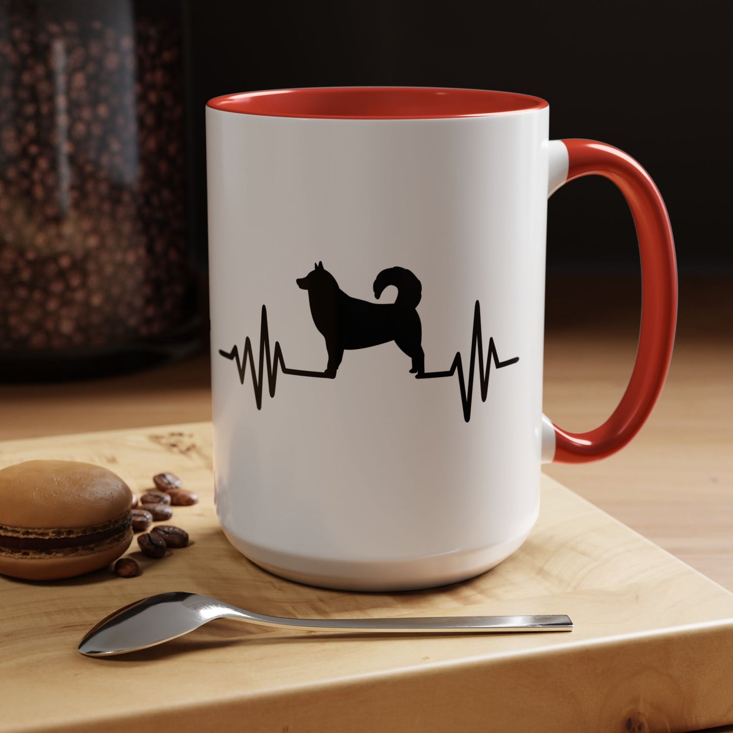 My Heart Beats For Malamutes 2-Tone Coffee Mug