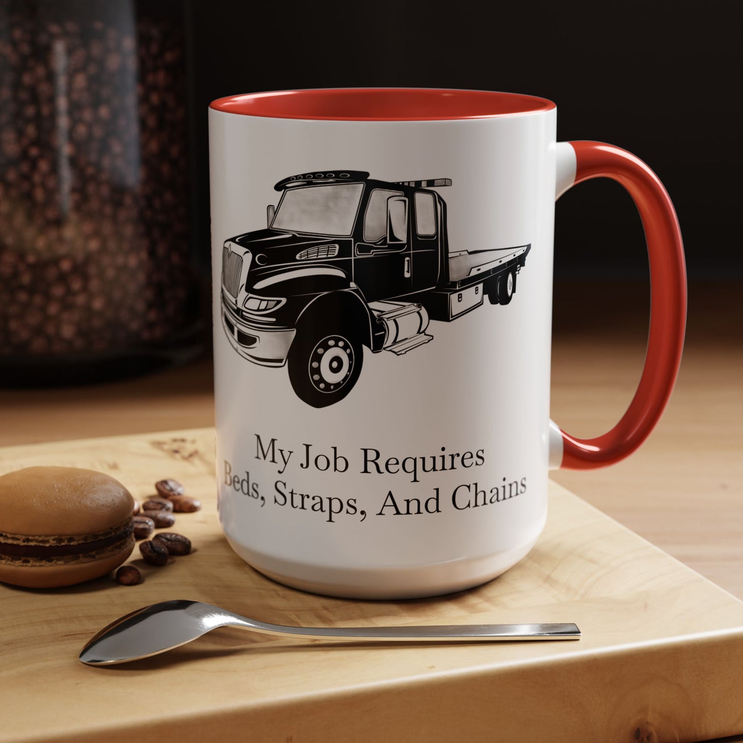 Beds, Straps, And Chains 2-Tone Coffee Mug