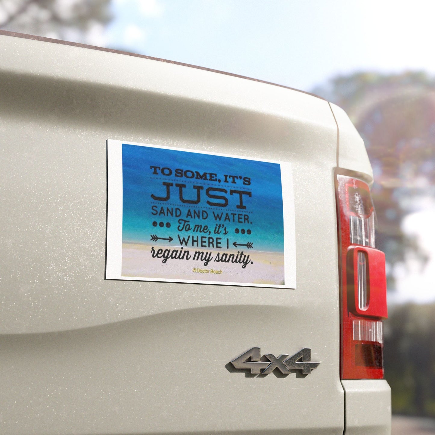 Dr. Beach Indoor/Outdoor Magnet