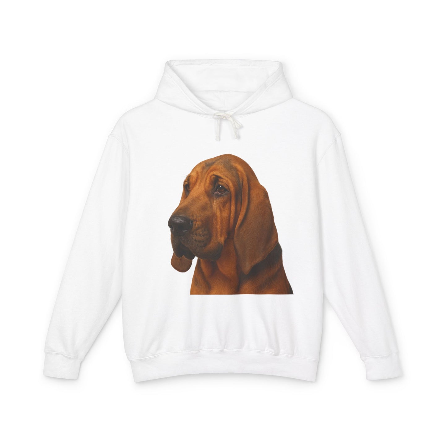 Bloodhound Head Unisex Lightweight Hoodie