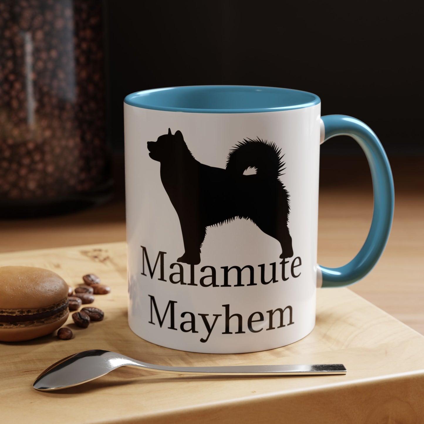 Malamute Mayhem 2-Tone Coffee Mug