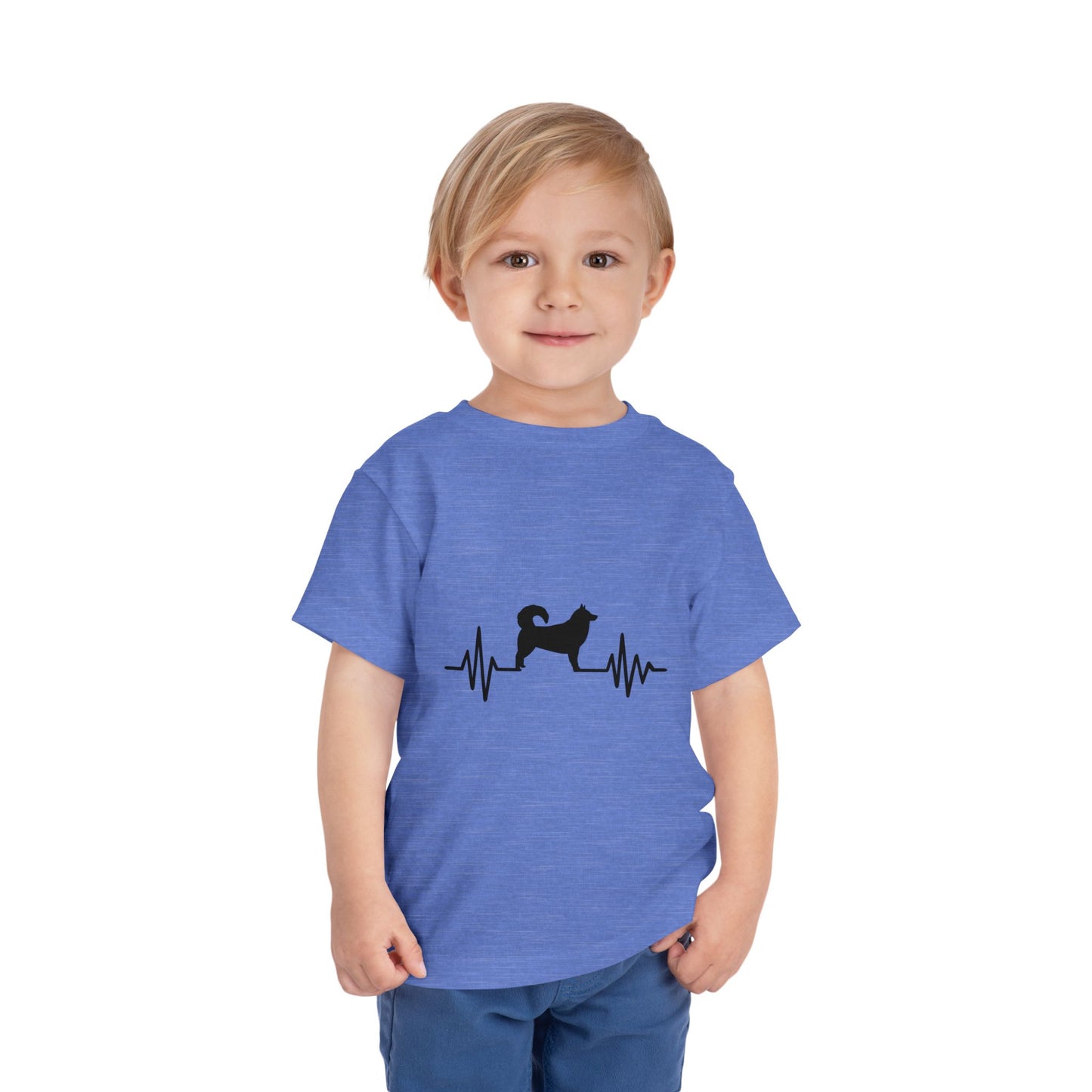 My Heart Beats For Malamutes Toddler Unisex Short Sleeve Crewneck Tee