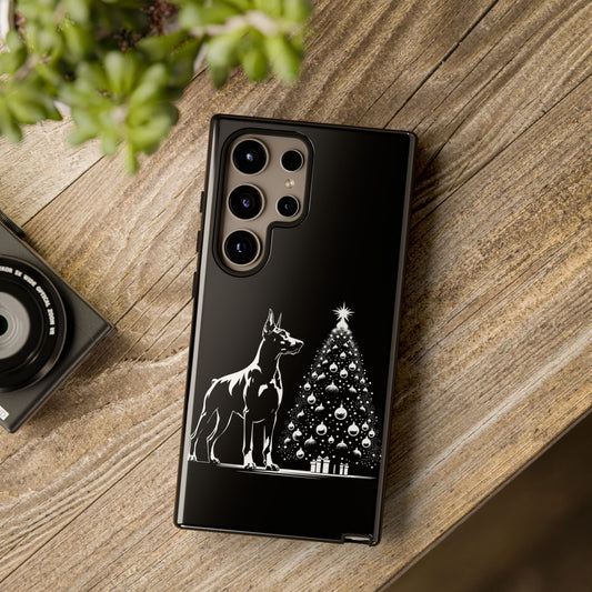 Doberman Christmas Tree Samsung Case
