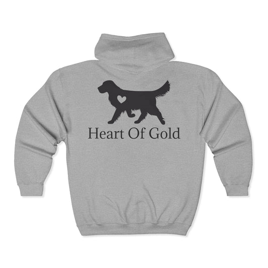 Heart Of Gold Unisex Full Zip Hoodie