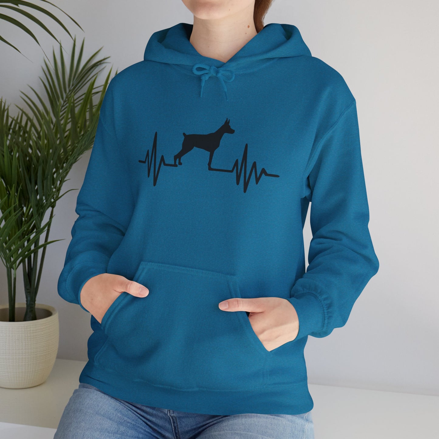 My Heart Beats For Dobermans Unisex Hoodie