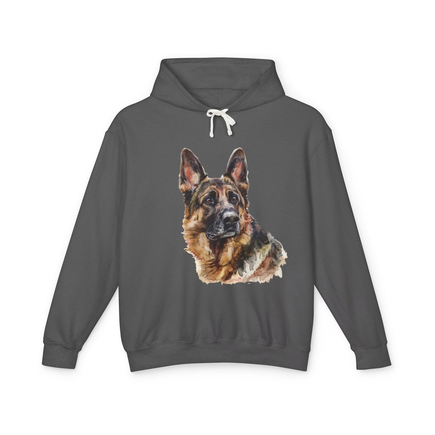 German Shepherd Head Unisex Lightweight Hoodie