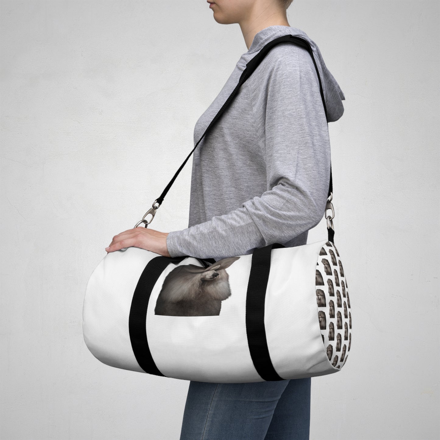 Poodle Head Duffel Bag