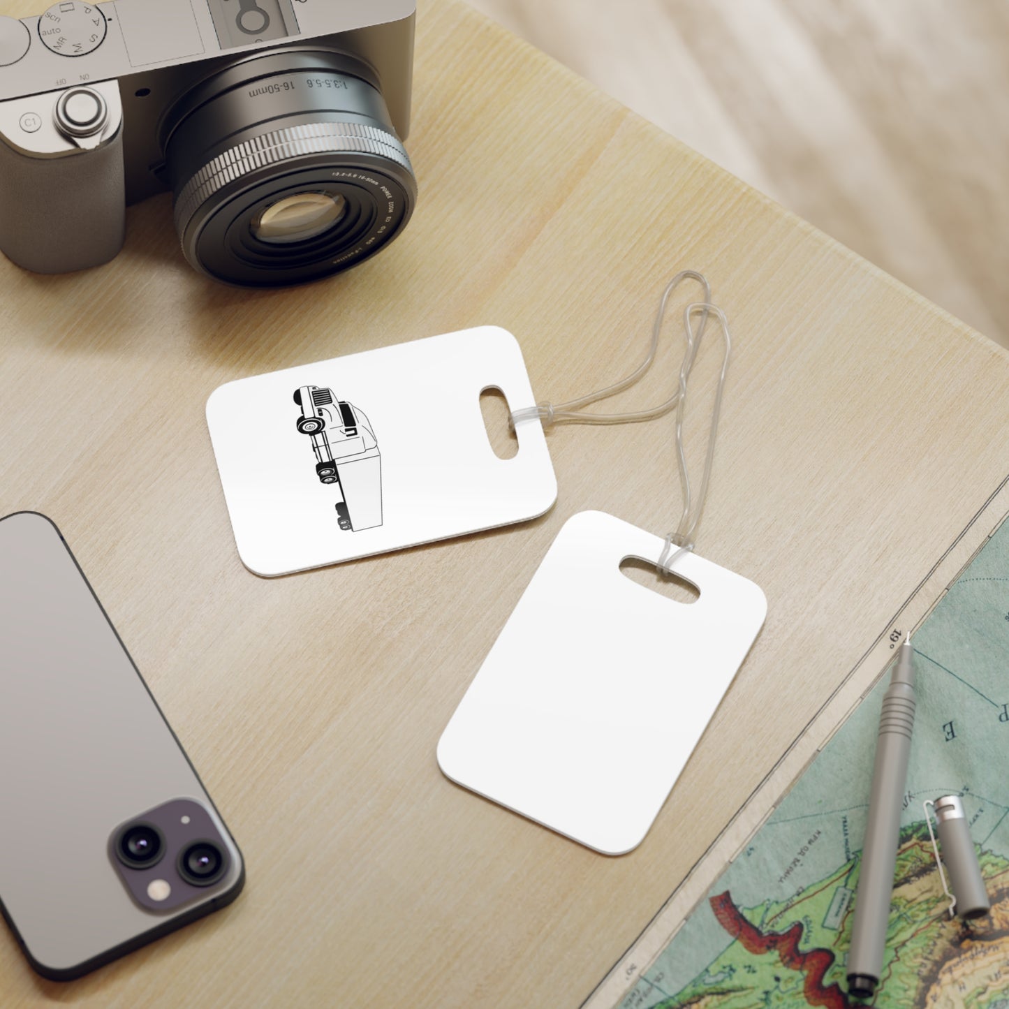 Semi Truck Luggage Tag