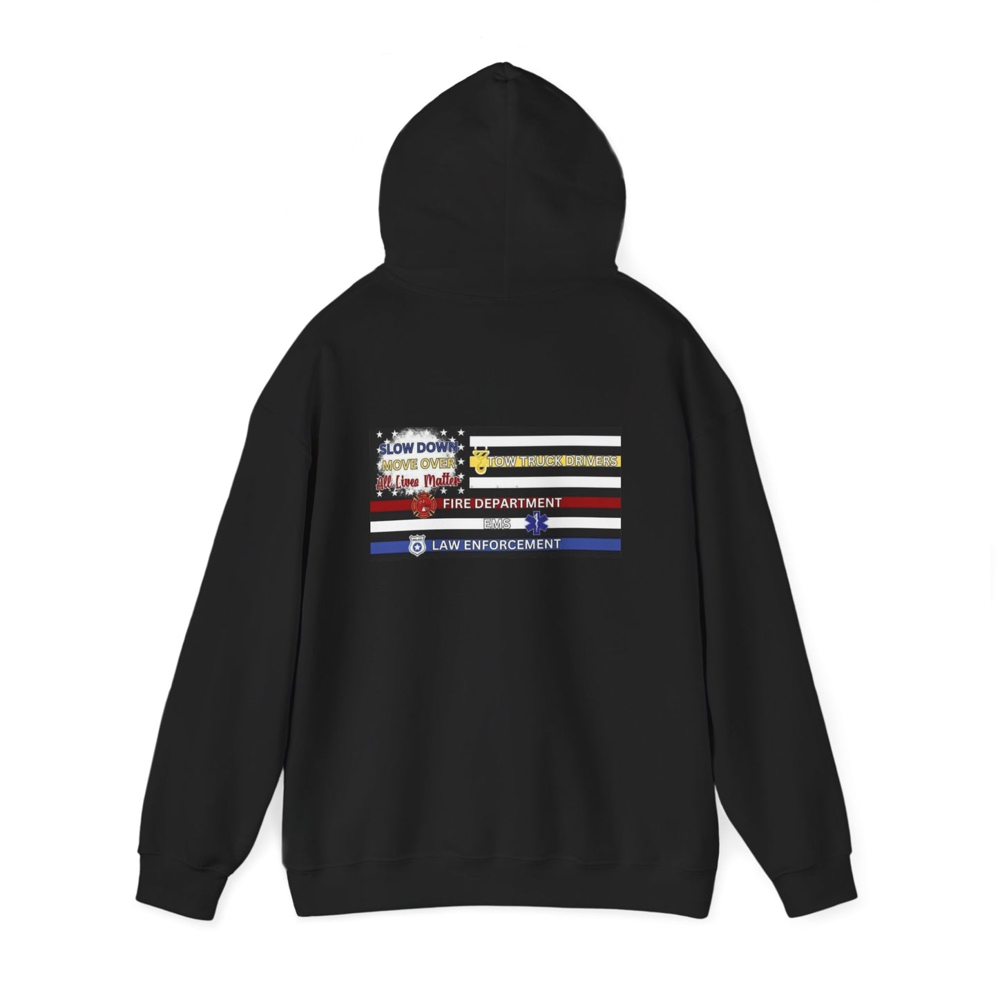 Slow Down Move Over Flag Unisex Hoodie