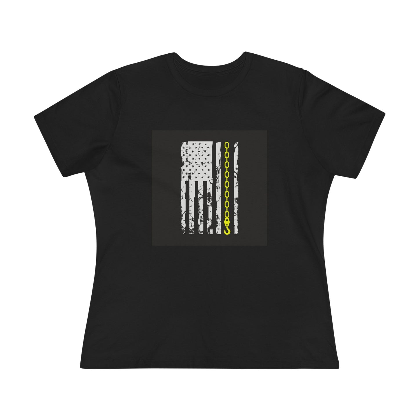 Thin Yellow Line Women's Short Sleeve Crewneck Tee
