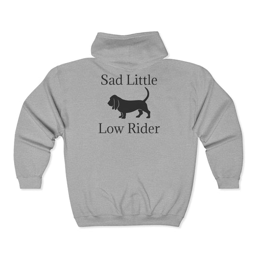 Sad Little Low Rider Unisex Full Zip Hoodie