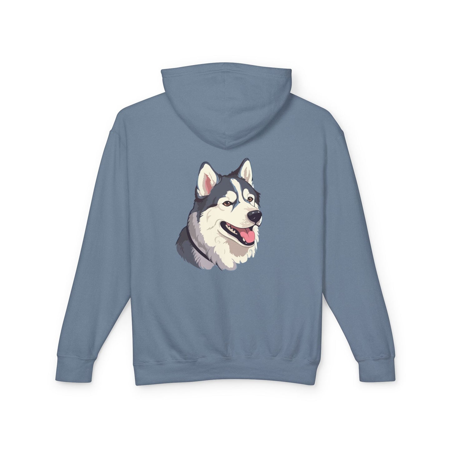 Malamute Head Unisex Lightweight Hoodie