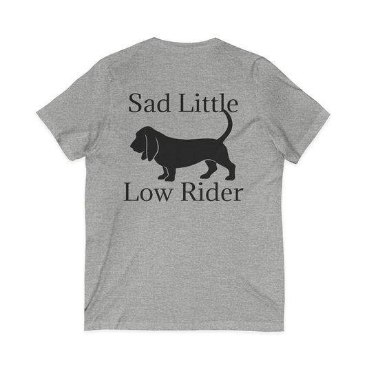Sad Little Low Rider Unisex Short Sleeve V-Neck Tee