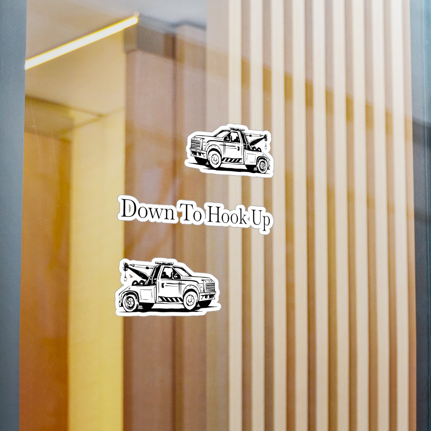 Down To Hook Up Vinyl Decal