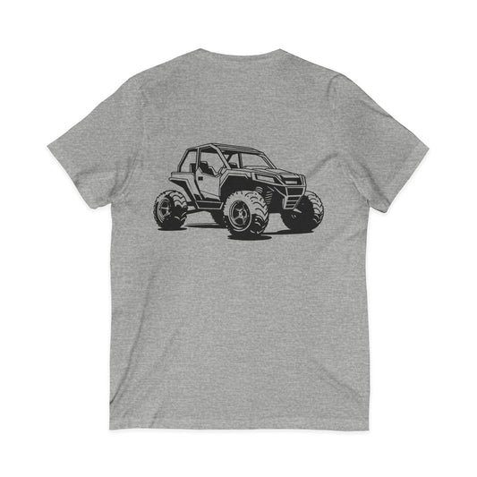 Off The Beaten Path Side By Side Unisex Short Sleeve V-Neck Tee