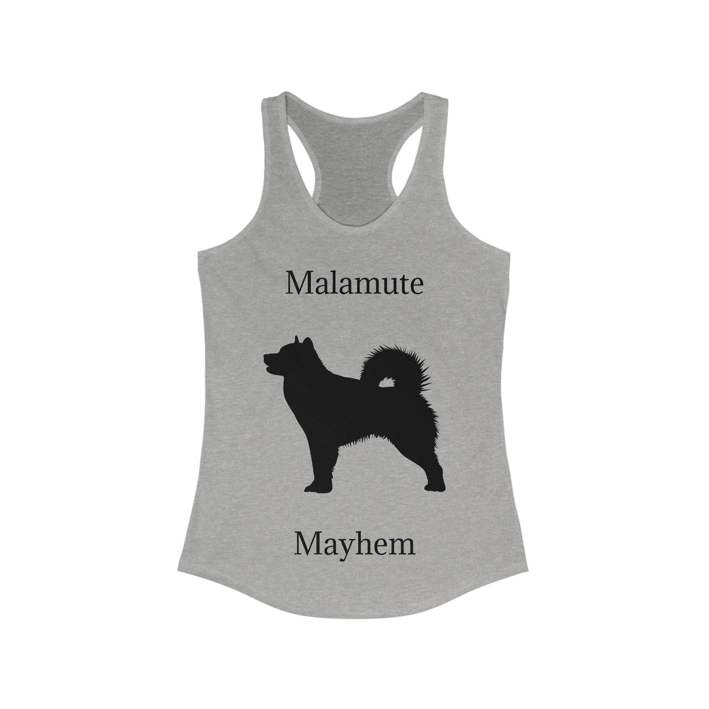 Malamute Mayhem Women's Racerback Tank