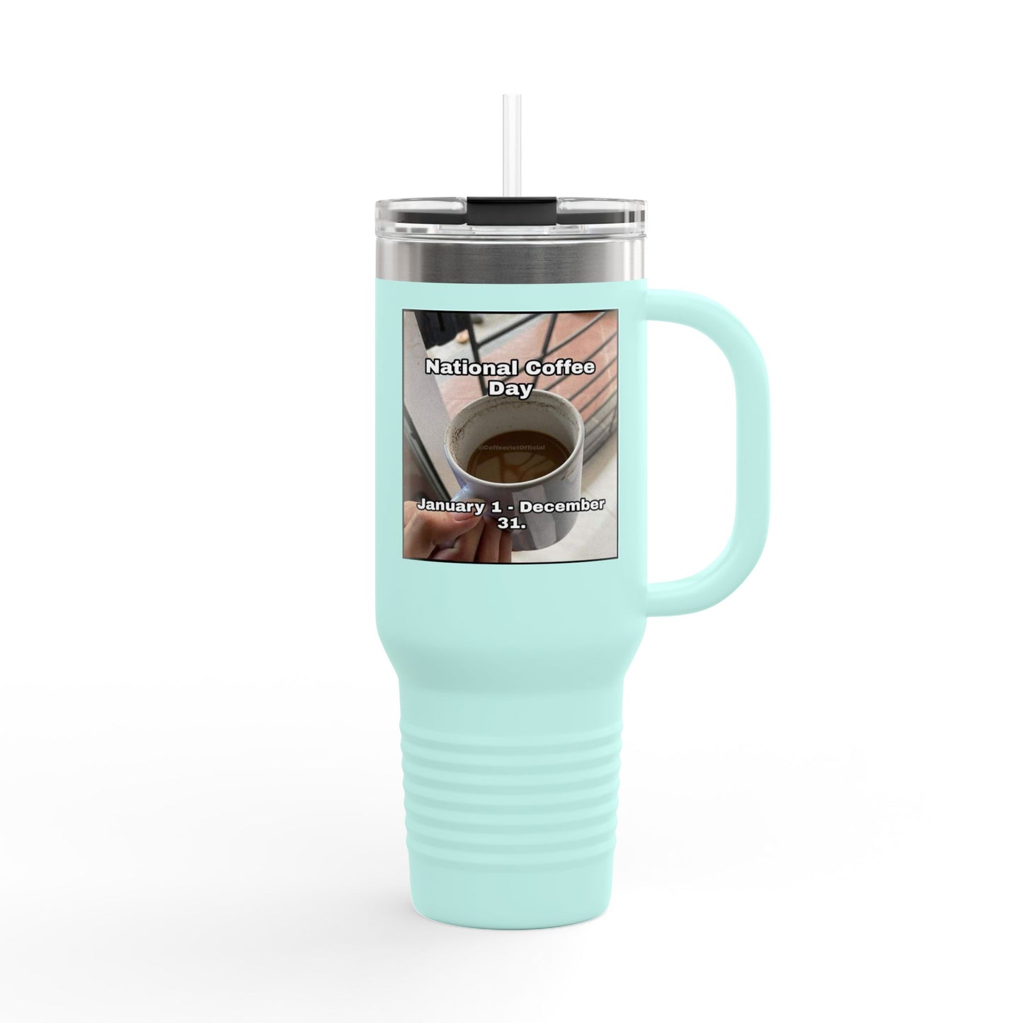 National Coffee Day Insulated Travel Mug
