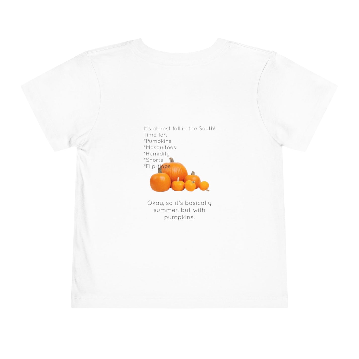 Fall In The South Toddler Unisex Short Sleeve Crewneck Tee