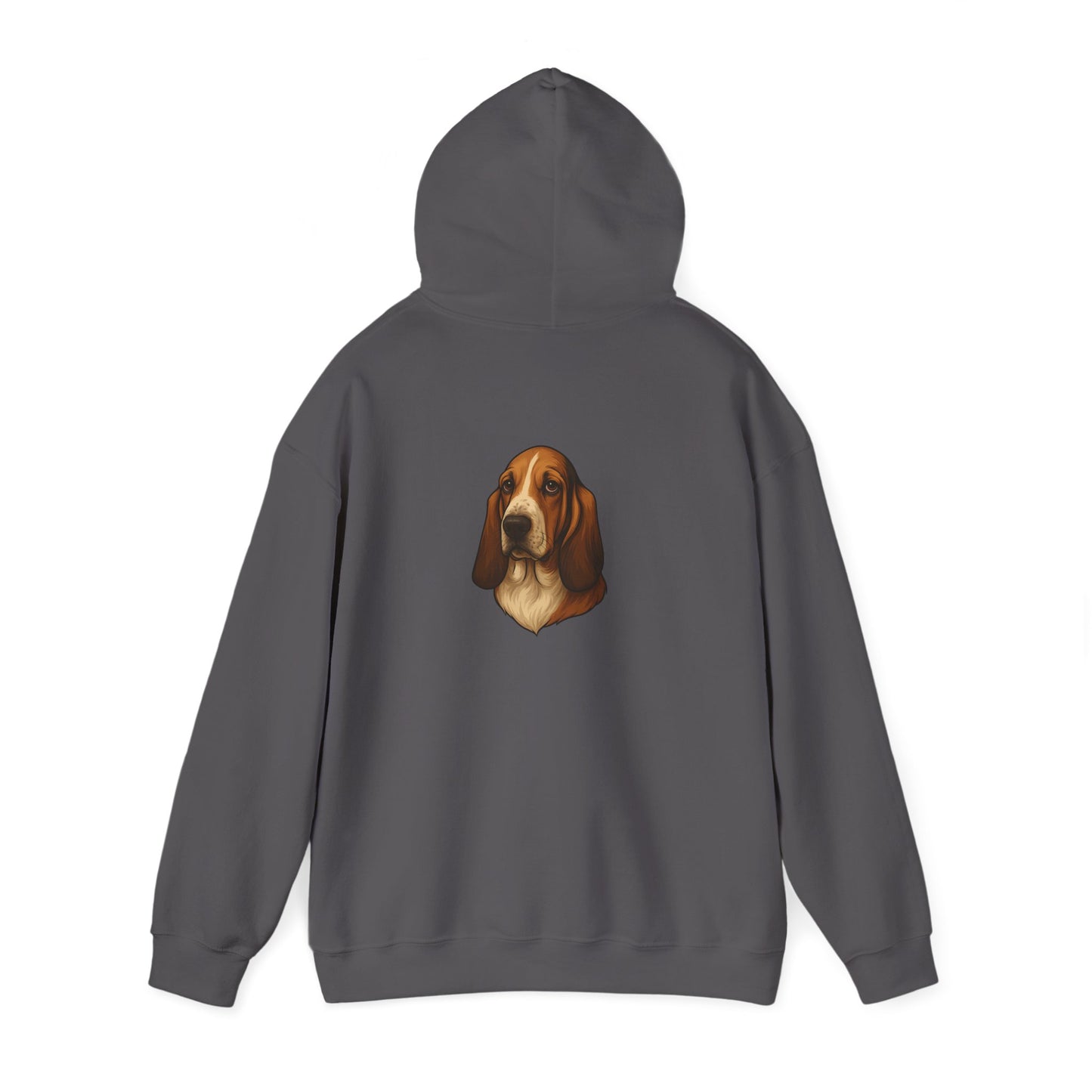 Basset Hound Head Unisex Hoodie