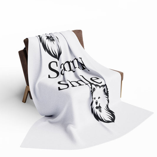 Sammy Smile Arctic Fleece Blanket