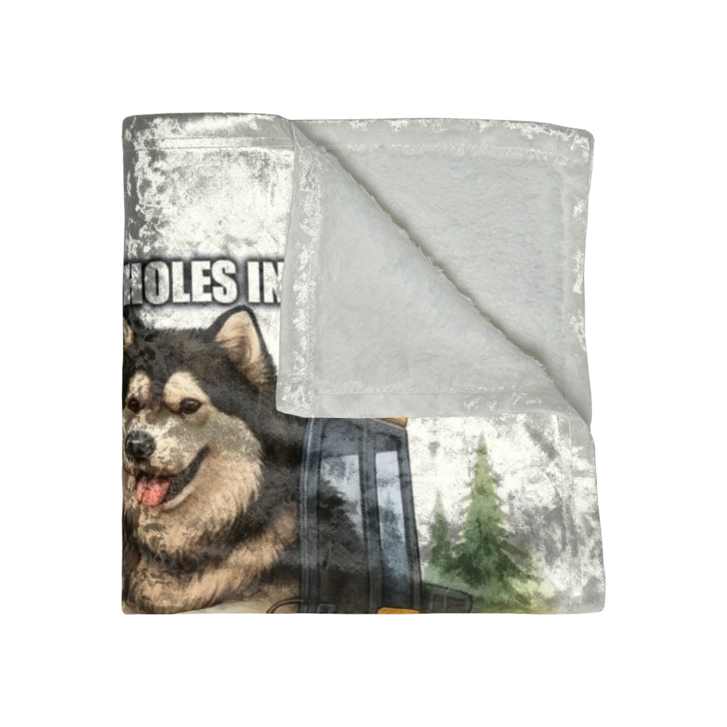 Digmaster Crushed Velvet Blanket