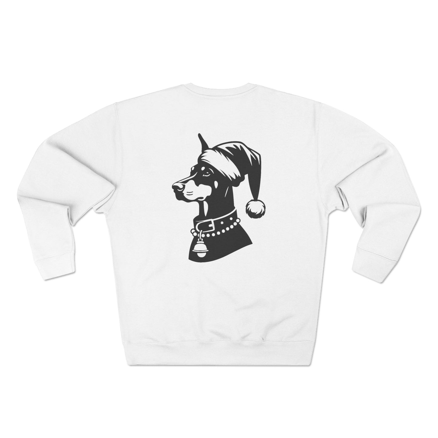 Santa Paws Doberman Unisex Crewneck Sweatshirt