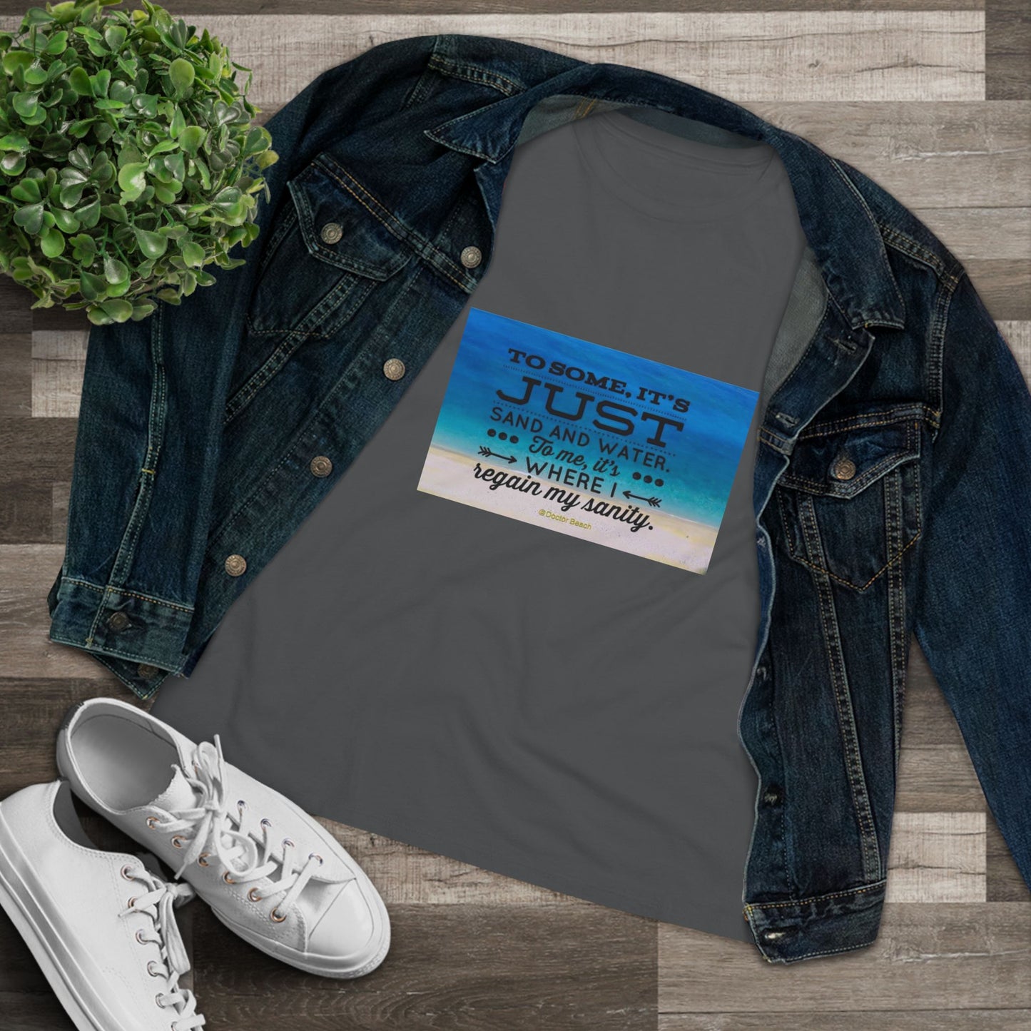 Dr. Beach Women's Short Sleeve Crewneck Tee