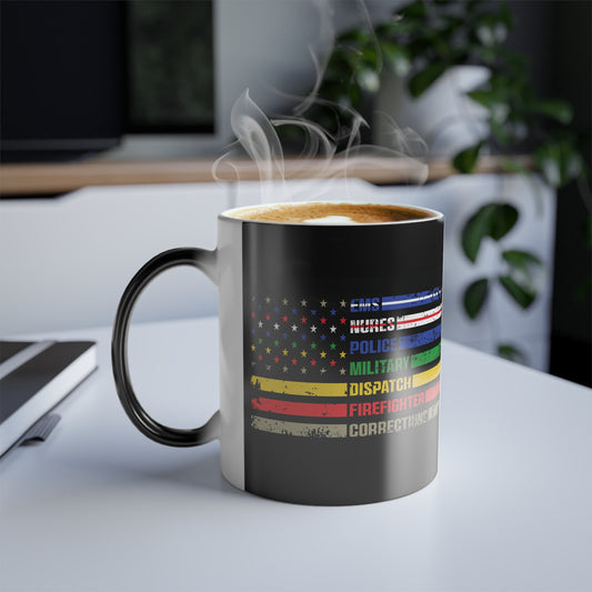 First Responder Color Changing Mug