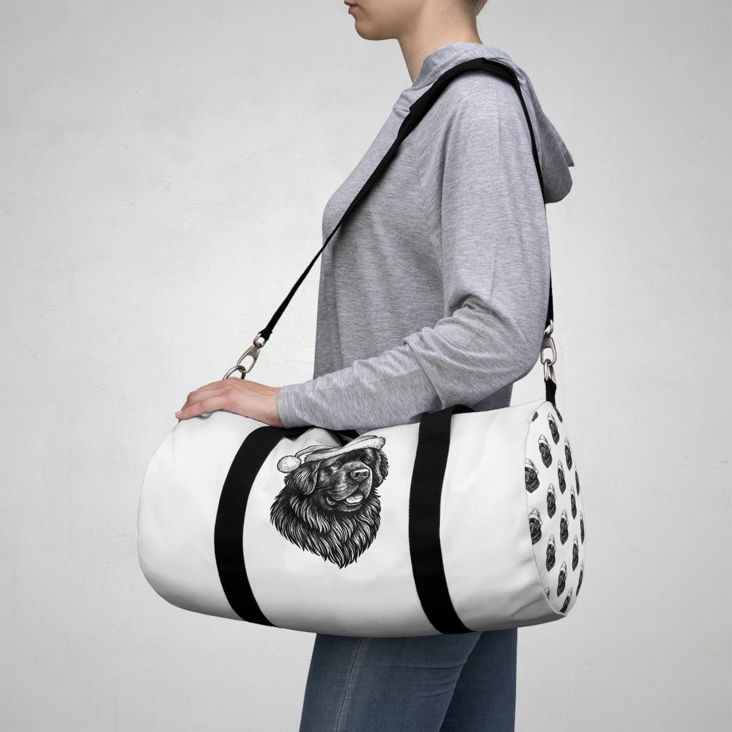 Santa Paws Newfie Duffel Bag