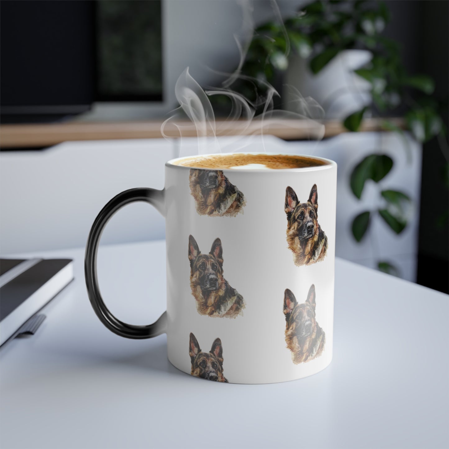 German Shepherd Head Color Changing Mug