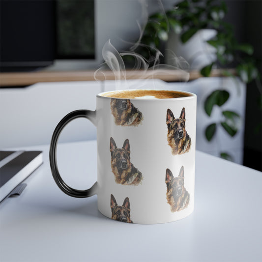 German Shepherd Head Color Changing Mug