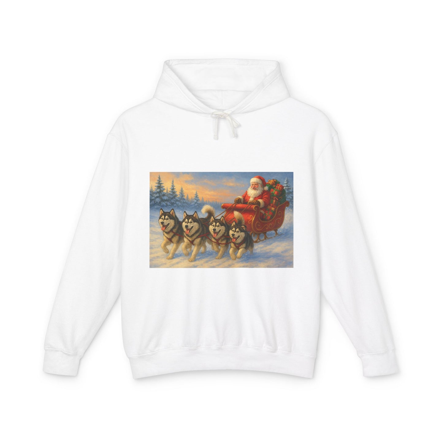 Dashing Through The Snow Unisex Lightweight Hoodie