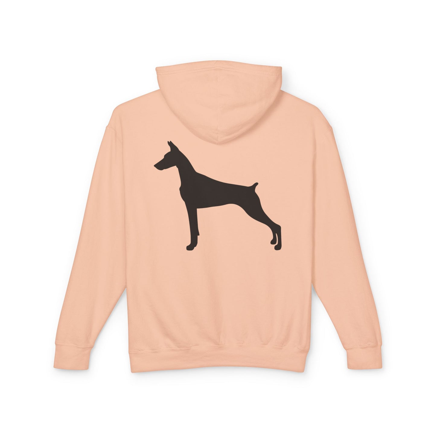 Doberman Silhouette Unisex Lightweight Hoodie