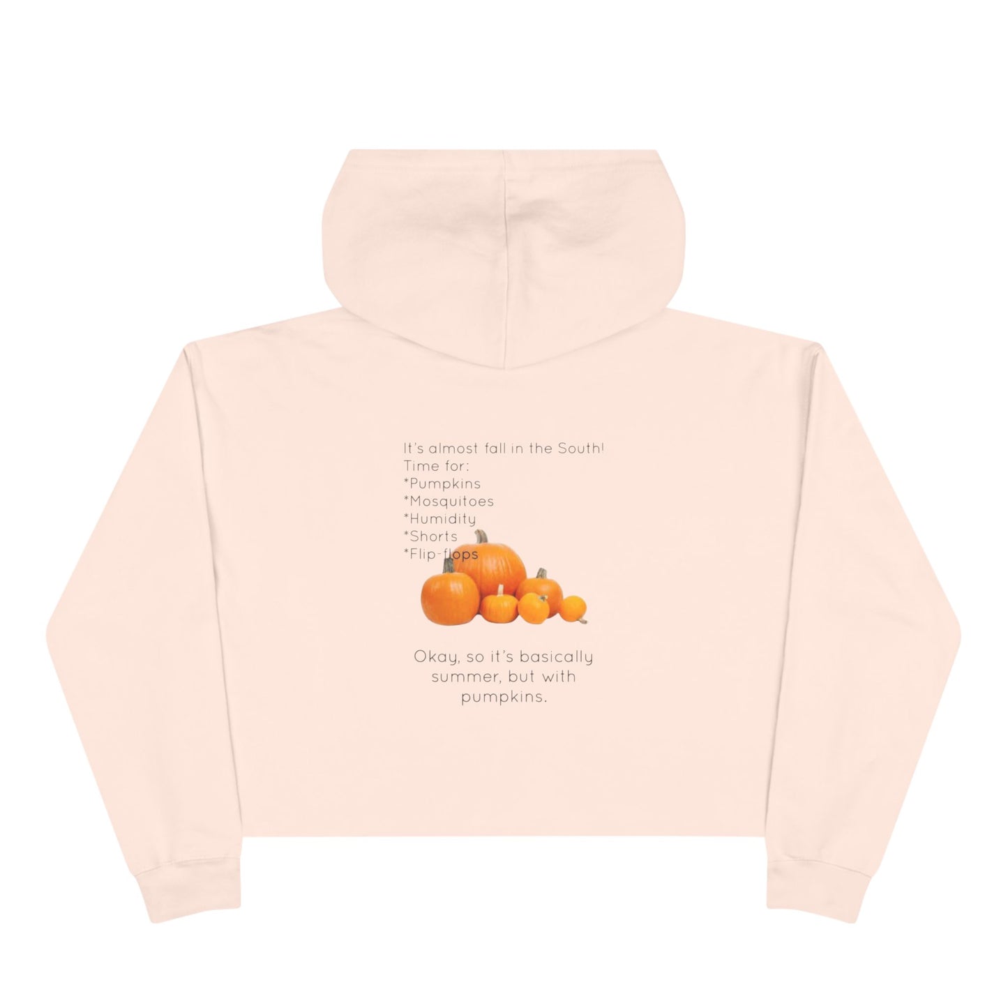 Fall In The South Women's Crop Hoodie