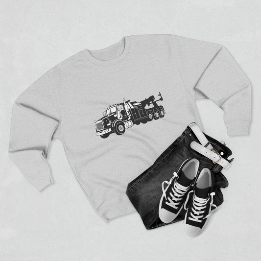 Heavy Tow Truck Unisex Crewneck Sweatshirt
