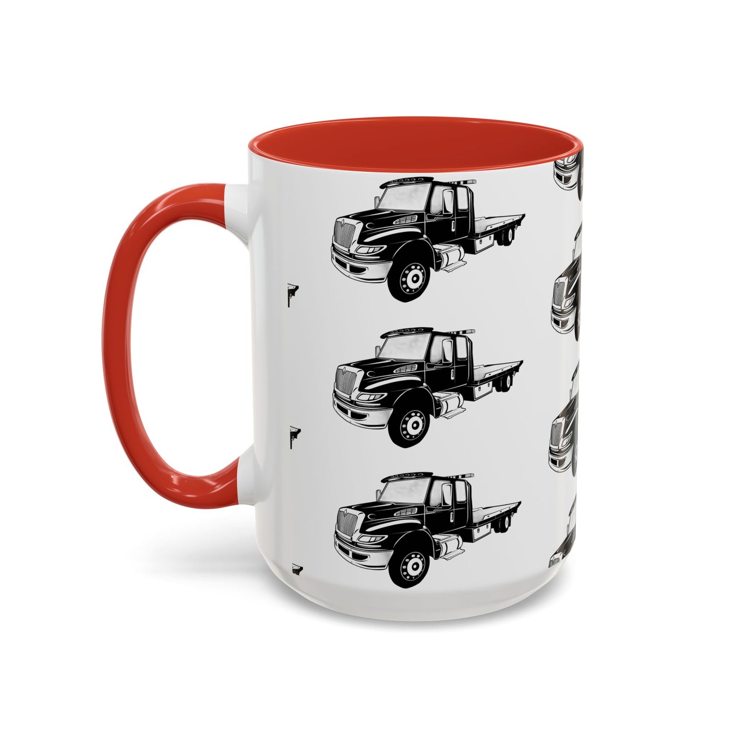 Flatbed Tow Truck 2-Tone Coffee Mug