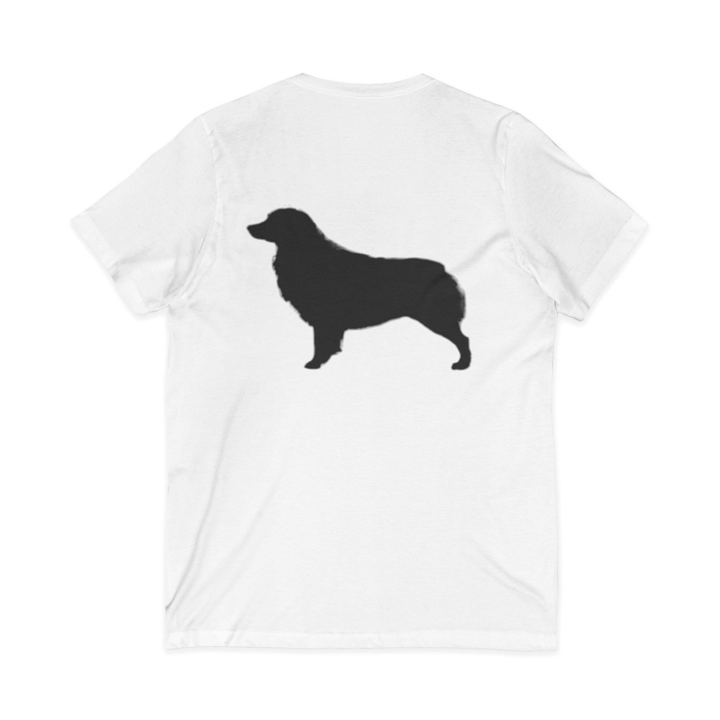 Aussie Silhouette Unisex Short Sleeve V-Neck Tee
