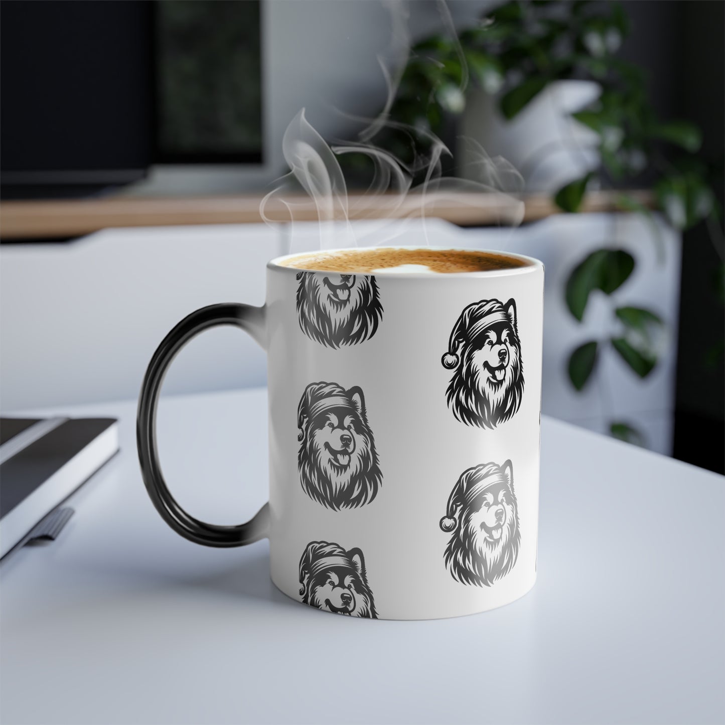Santa Paws Malamute Color Changing Mug