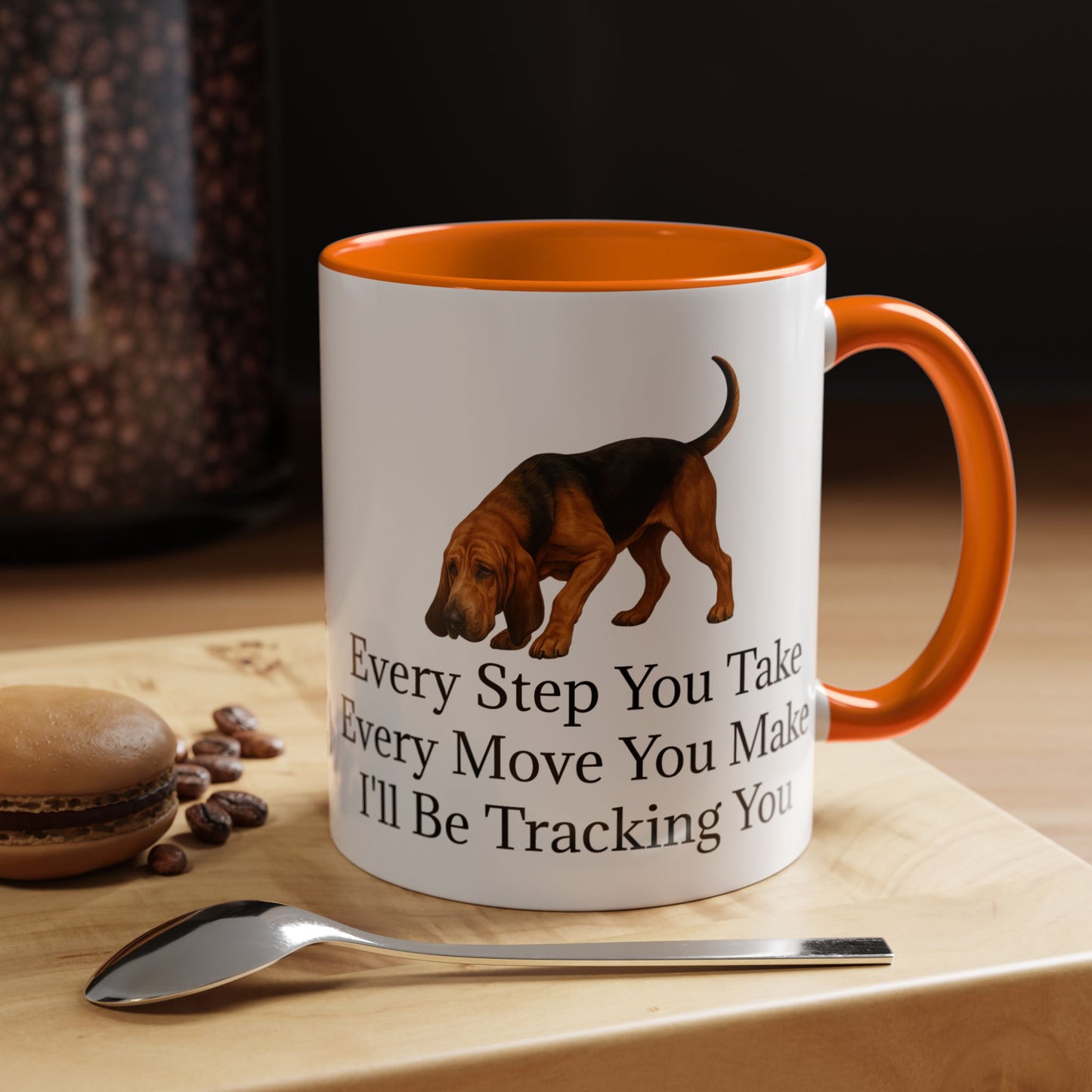 Tracking You 2-Tone Coffee Mug