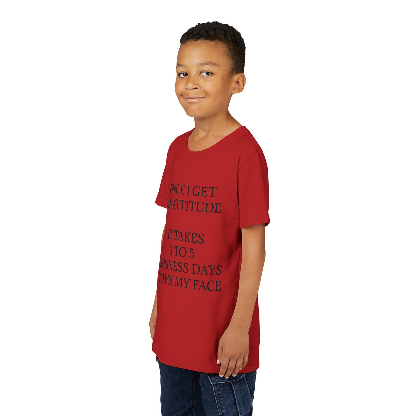 Fix My Face Youth Unisex Short Sleeve Crewneck Tee