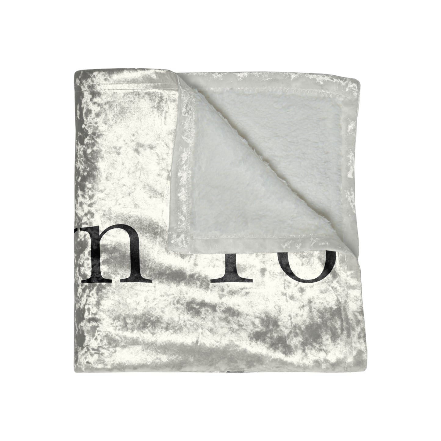 Down To Hook Up Crushed Velvet Blanket