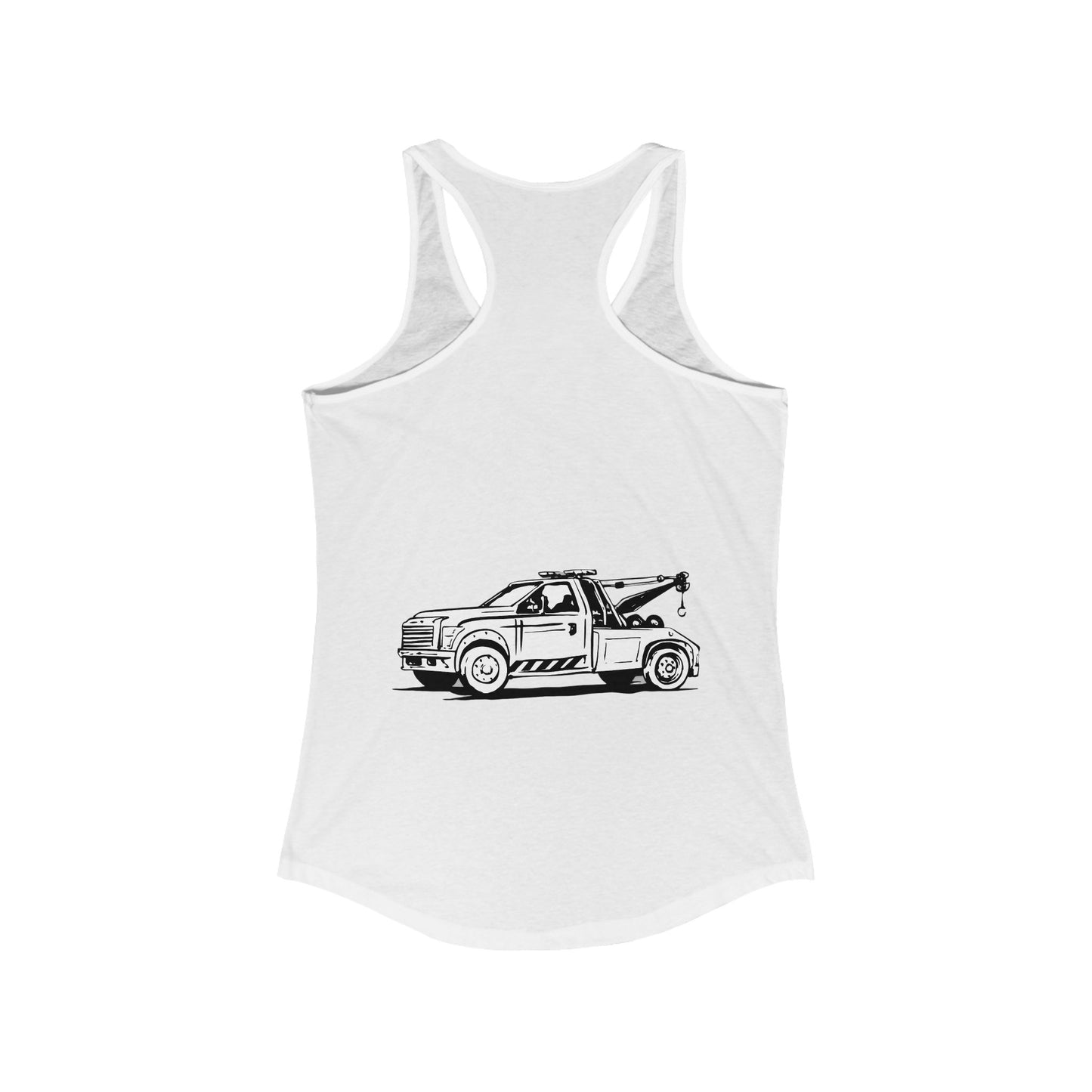 Wheel Lift Tow Truck Women's Racerback Tank
