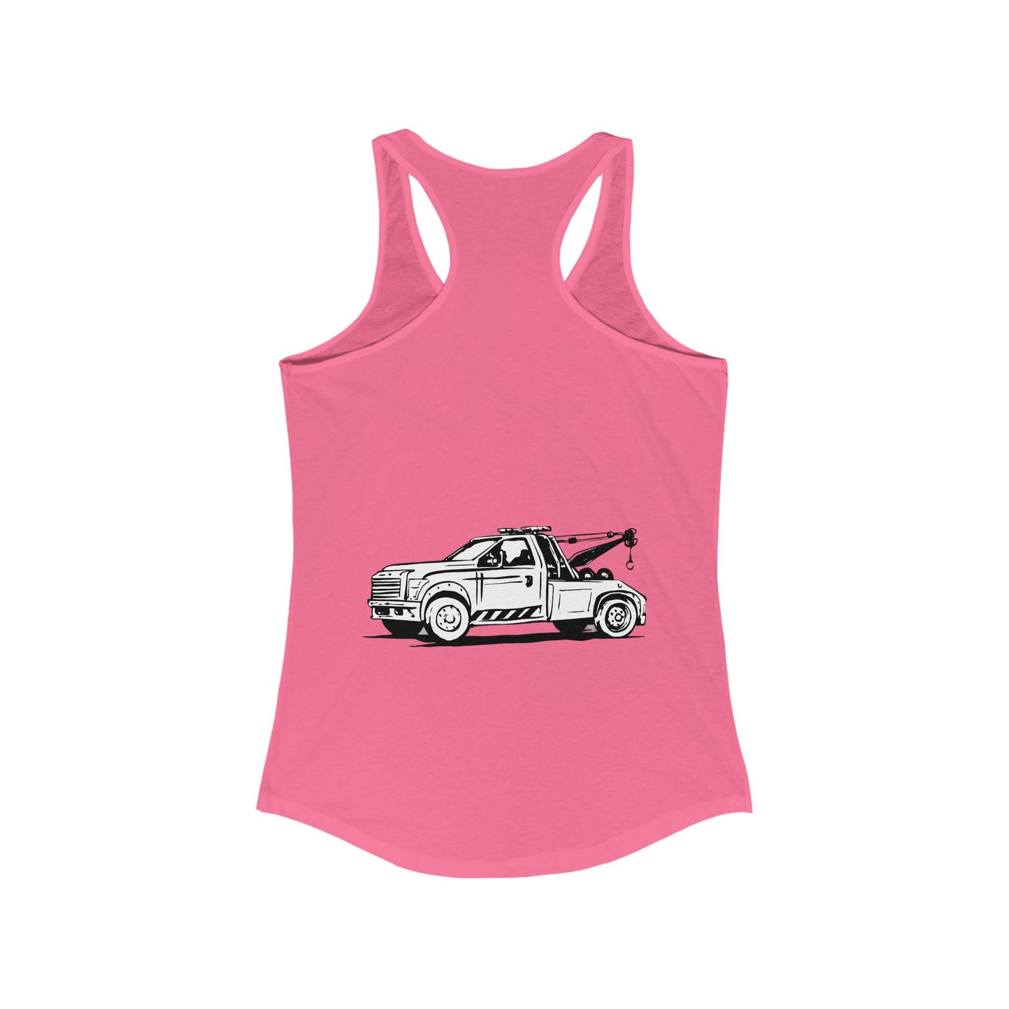 Wheel Lift Tow Truck Women's Racerback Tank
