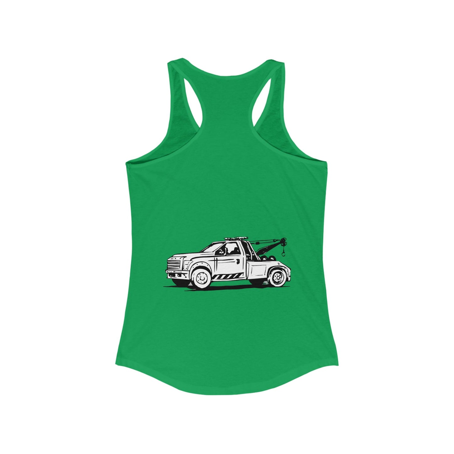 Wheel Lift Tow Truck Women's Racerback Tank