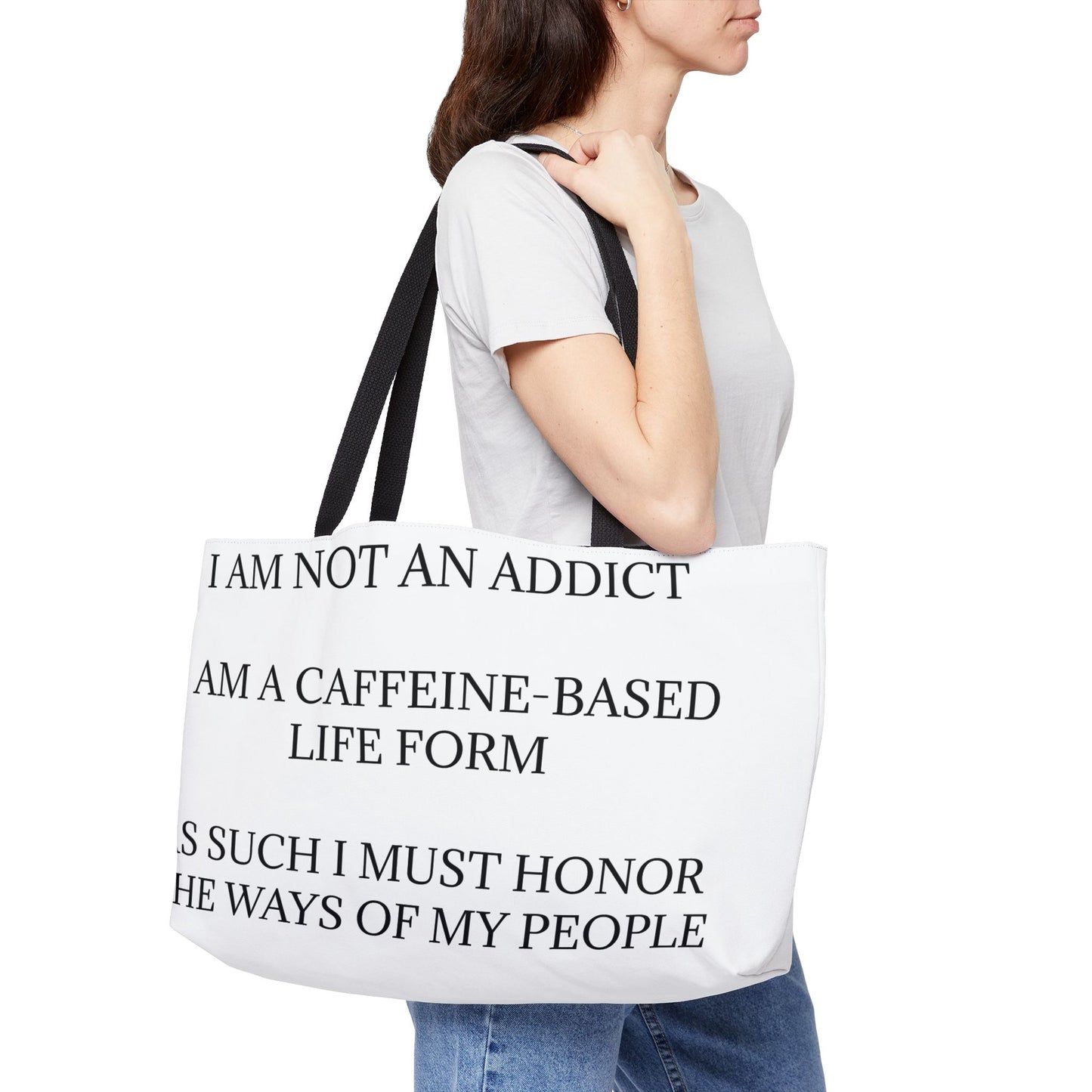 Not An Addict Weekender Tote Bag