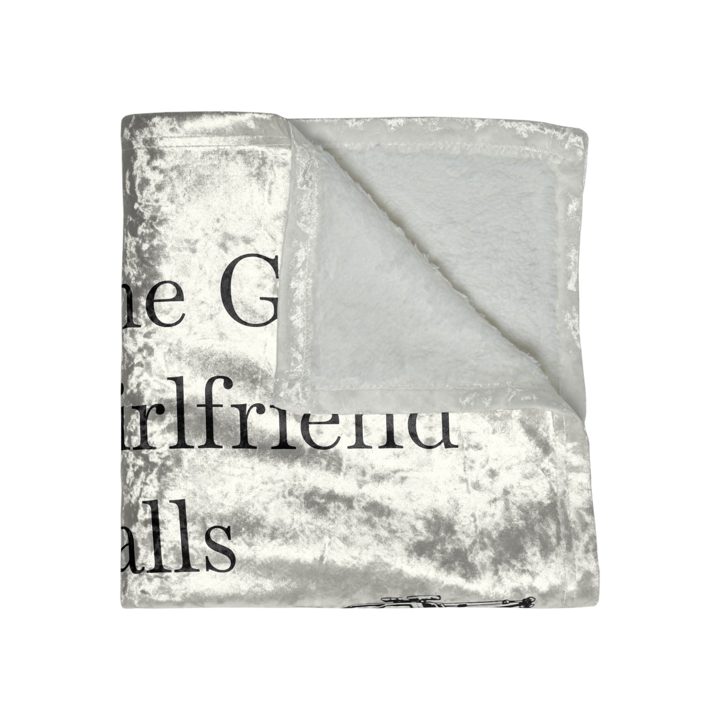 I'm The Guy Crushed Velvet Blanket