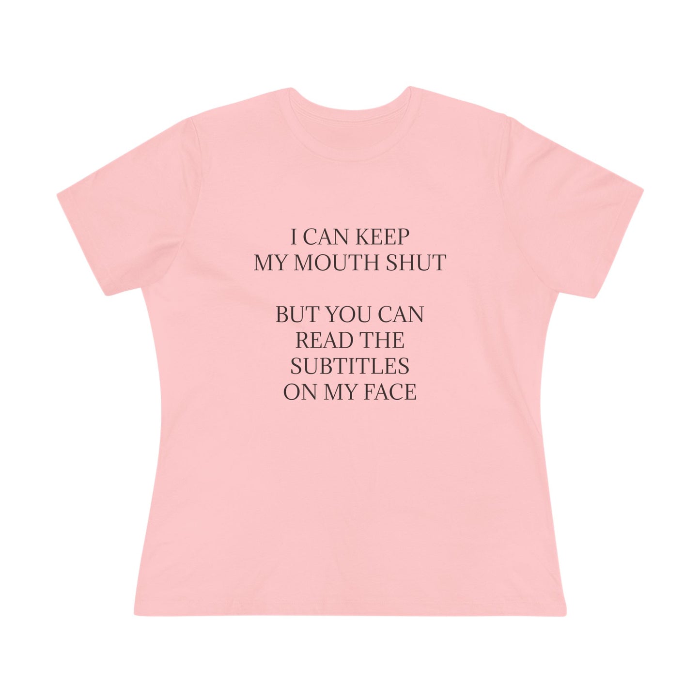 Subtitles Women's Short Sleeve Crewneck Tee