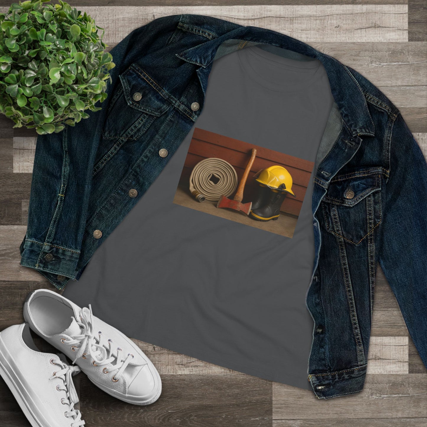 Fire/Rescue Appreciation Women's Short Sleeve Crewneck Tee