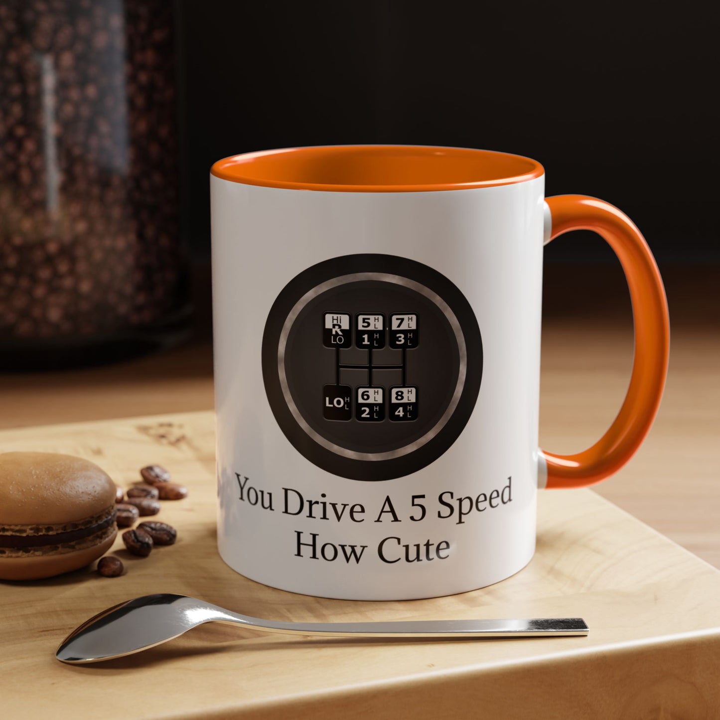 5 Speed How Cute 2-Tone Coffee Mug