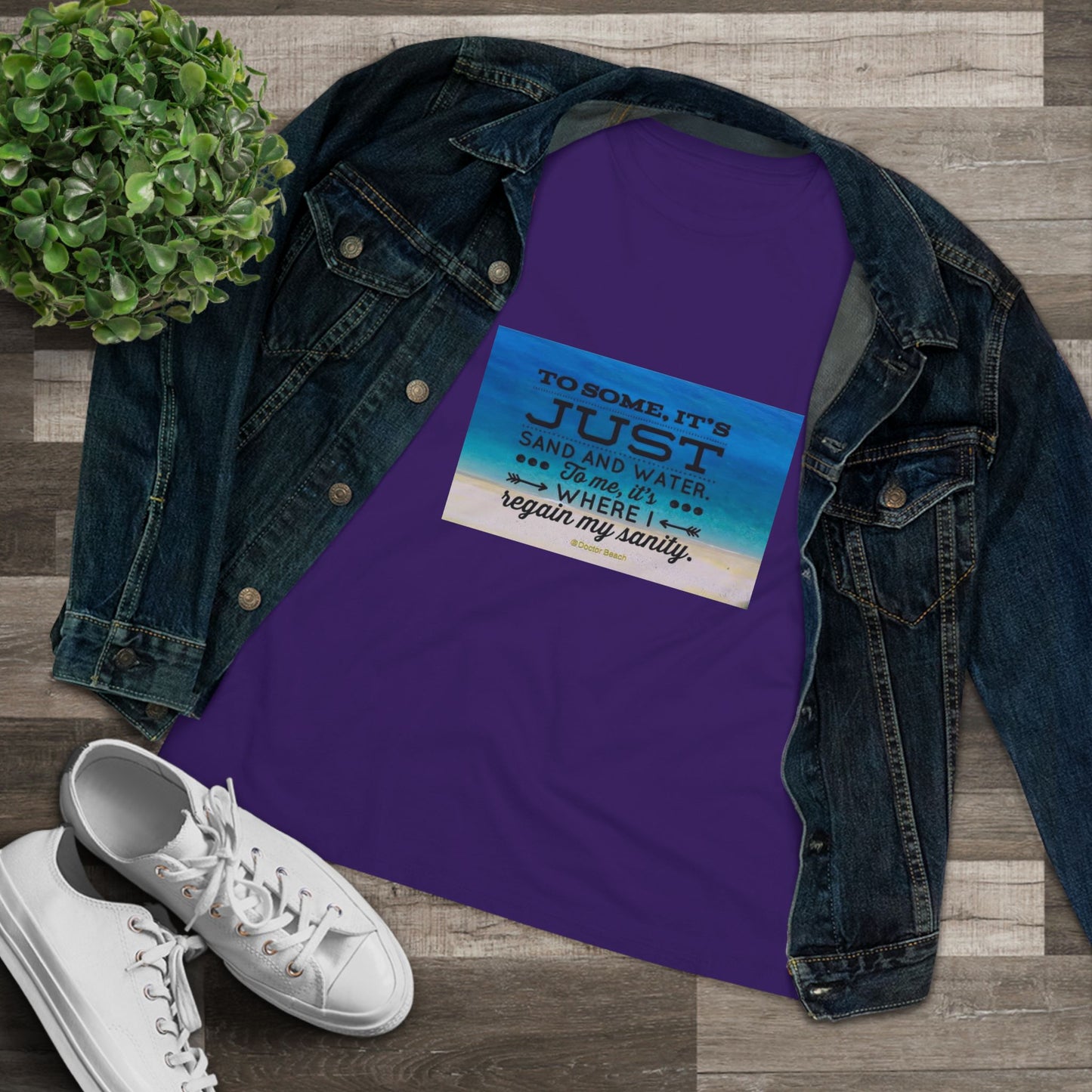Dr. Beach Women's Short Sleeve Crewneck Tee